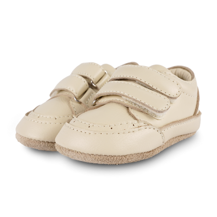Meesie Sneakers | Cream Leather