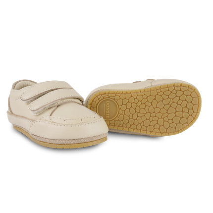Meesie Sneakers | Cream Leather