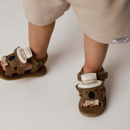 Stelloux Sandals | Groom | Truffle Nubuck