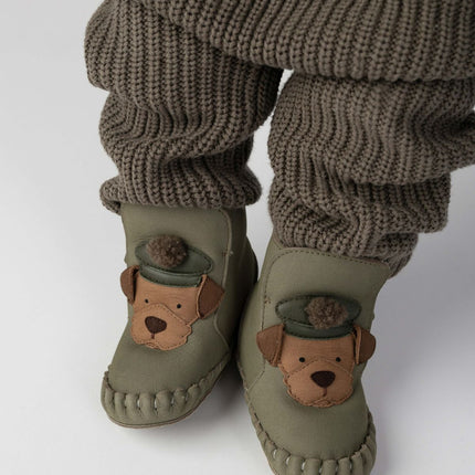 Junus Booties | Terrier | Stone Nubuck