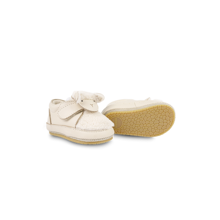 Matijn Sneakers | Lammy | Cream Leather
