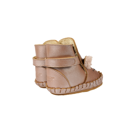 Smikki Booties | Deer | Clay Metallic Leather