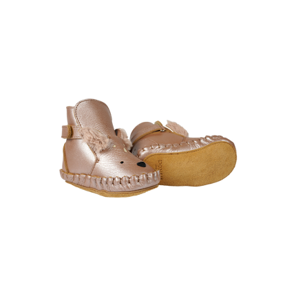 Smikki Booties | Deer | Clay Metallic Leather
