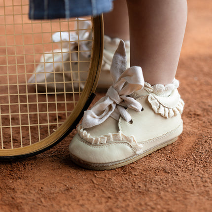 Loke Sneakers | Cream Leather