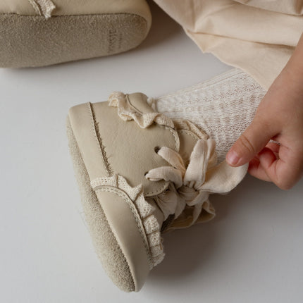 Loke Sneakers | Cream Leather