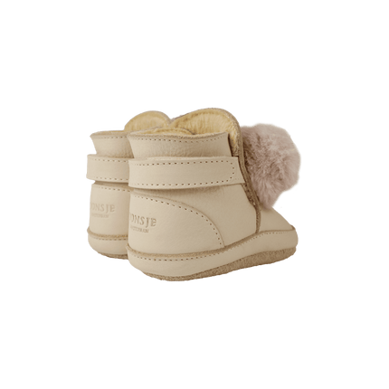 Amrini Booties | Ivory Classic Leather