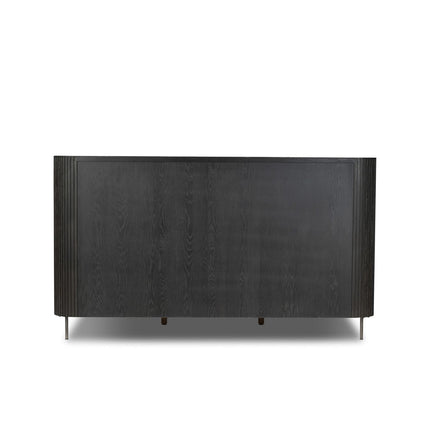 Four Hands Fletcher Distressed Black King Size Bed