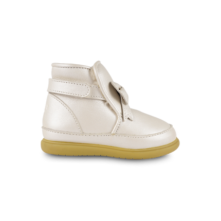 Cemilla Shoes | Kinderschoenen | Off White Metallic Leather