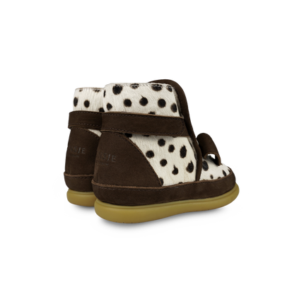 Dubu Exclusive Shoes | Kinderschoenen | Dalmatian | Black Spotted Cow Hair