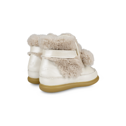 Dubu Exclusive Shoes | Kinderschoenen | Poodle | Off White Metallic Leather