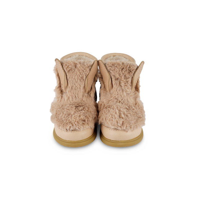Roumi Shoes | Fluffy Bunny | Warm Beige Soft Faux Fur