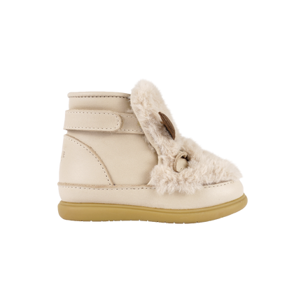 Roumi Shoes | Reindeer | Light Beige Soft Faux Fur