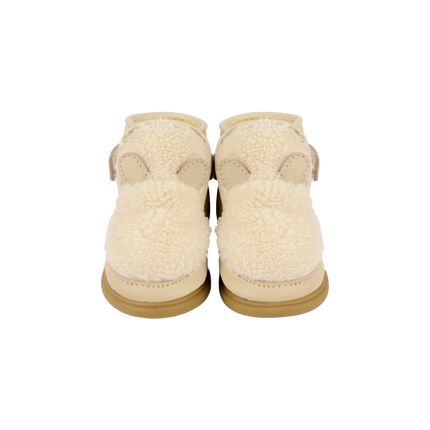 Roumi Shoes | Kinderschoenen | Polar Bear | Off White Curly Faux Fur
