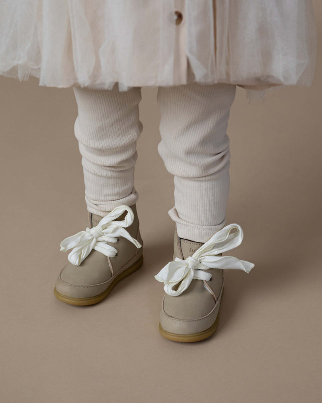 Wisi Organza Shoes | Taupe Nubuck