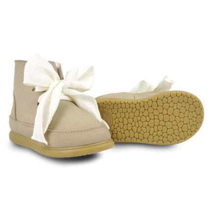 Wisi Organza Shoes | Kinderschoenen | Taupe Nubuck