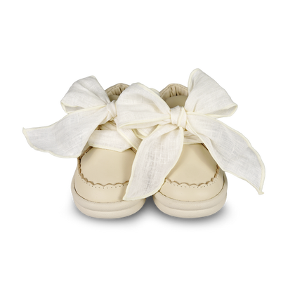 Brookli Sneakers | Kindersneakers | Cream Leather