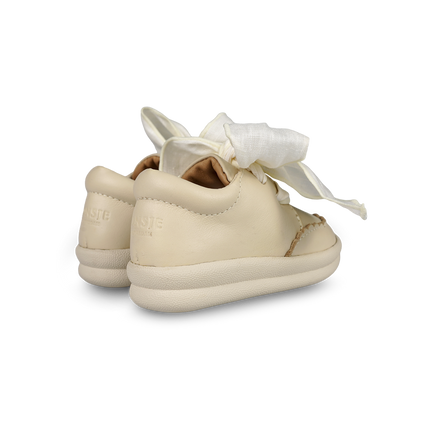 Brookli Sneakers | Kindersneakers | Cream Leather