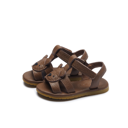 Mhalo Sandals | Bear | Cognac Leather