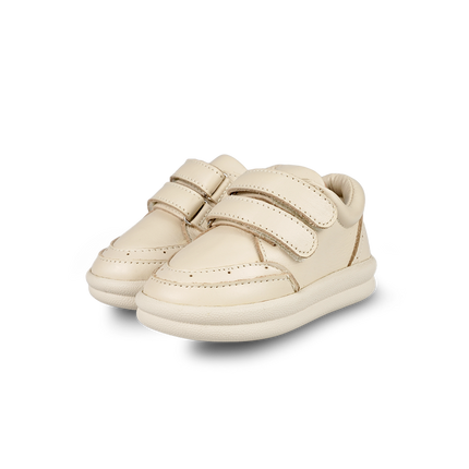 Murron Sneakers | Kindersneakers | Cream Leather