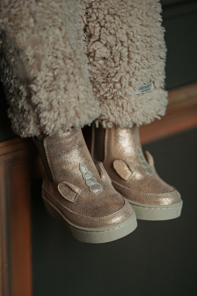 Kheera Boots | Kinderlaarzen | Unicorn | Powder Metallic Leather