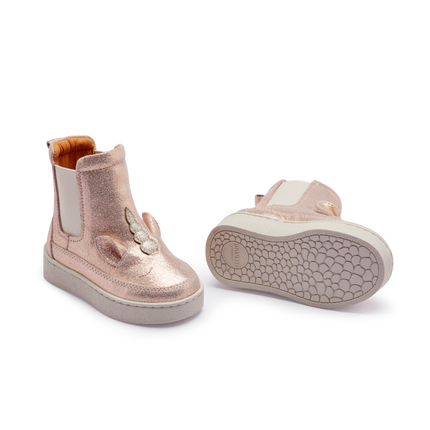 Kheera Boots | Unicorn | Powder Metallic Leather
