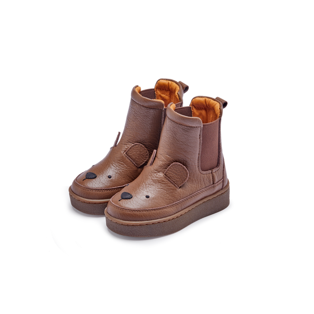 Thudo Classic Boots | Bear | Cognac Leather