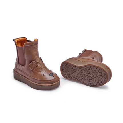 Thudo Classic Boots | Bear | Cognac Leather