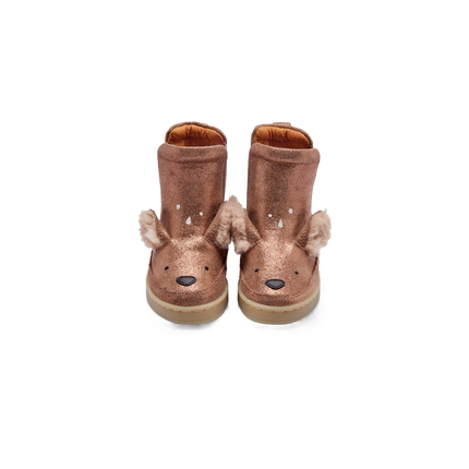 Eladi Boots | Deer | Bronze Metallic Leather