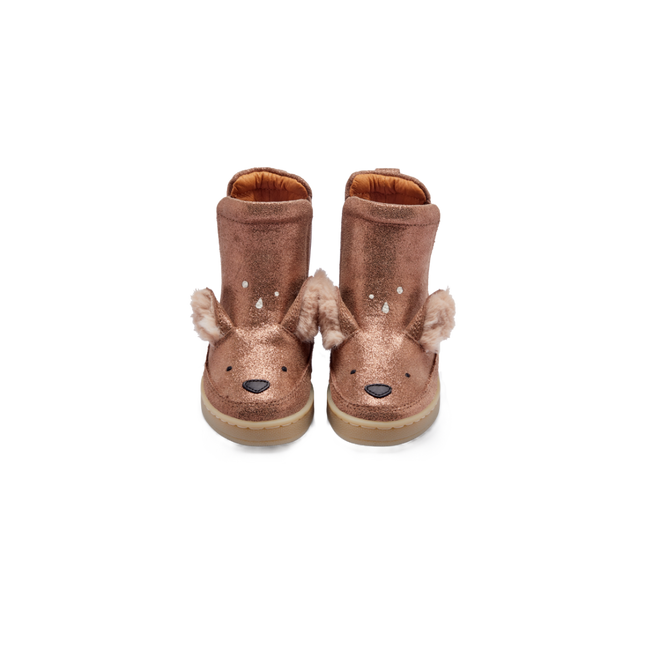 Eladi Boots | Deer | Bronze Metallic Leather