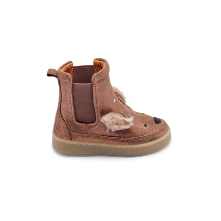 Eladi Boots | Deer | Bronze Metallic Leather