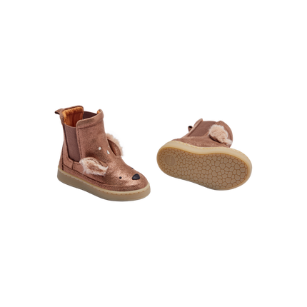Eladi Boots | Deer | Bronze Metallic Leather
