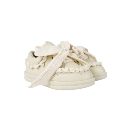 Wisel Sneakers | Cream Leather
