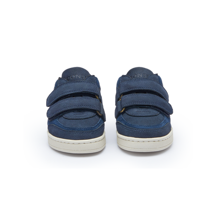 Jeyo Sneakers | Navy Betting Leather