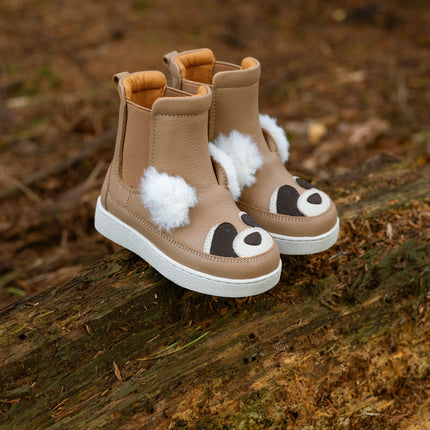 Thudo Exclusive Boots | Kinderlaarzen | Raccoon | Truffle Leather