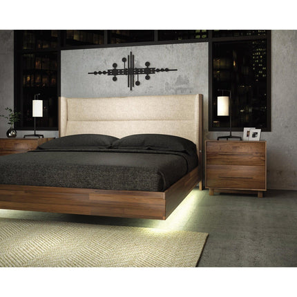 Copeland Sloane Floating Bed With Lighting - Sunbrella Upholstery