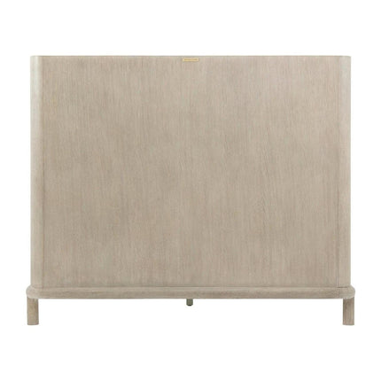 Theodore Alexander Repose Wooden with Upholstered Headboard Bed