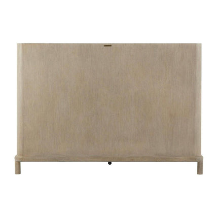 Theodore Alexander Repose Wooden with Upholstered Headboard Bed