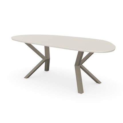 Fenix-Couchtisch Bianco Male - Organisch B - VV-Gestell