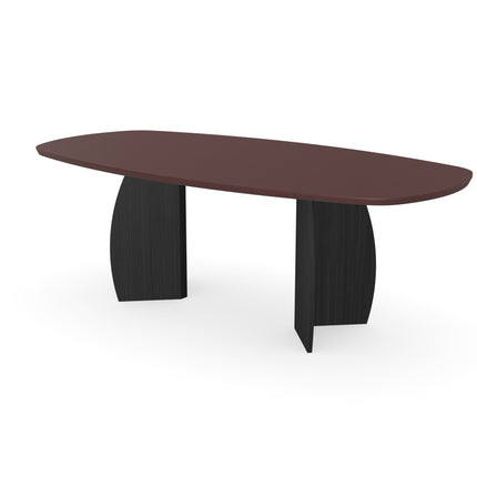 Fenix-Couchtisch, Rossio Jaipur - dänisches Oval - Mondgestell