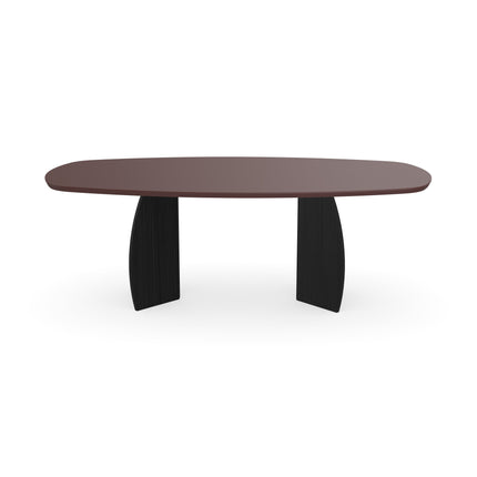 Fenix-Couchtisch, Rossio Jaipur - dänisches Oval - Mondgestell