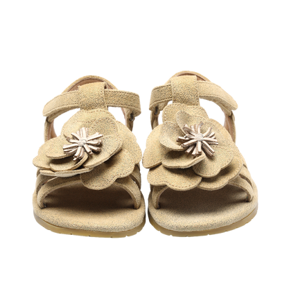 Iles Fields Sandals | Buttercup | Truffle Metallic Leather