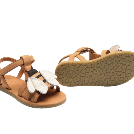 Iles Sky Sandals | Bee | Toffee Nubuck