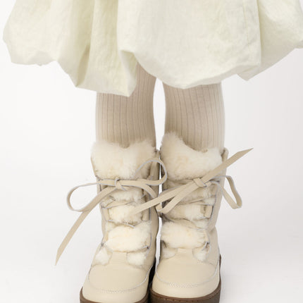 Sonny Boots | Kinderlaarzen | Off White Leather