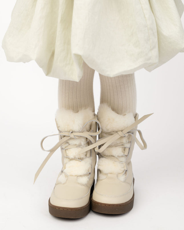 Sonny Boots | Kinderlaarzen | Off White Leather