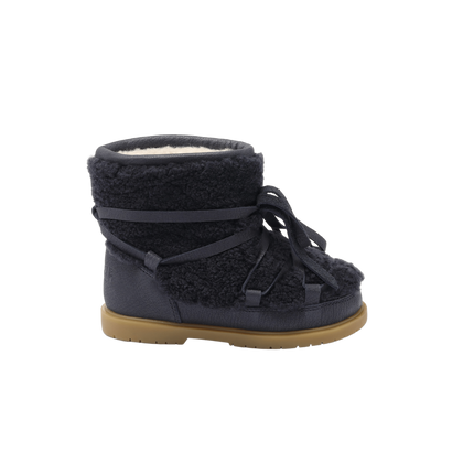 Cassia Boots | Kinderlaarzen | Navy Curly Sheep Wool