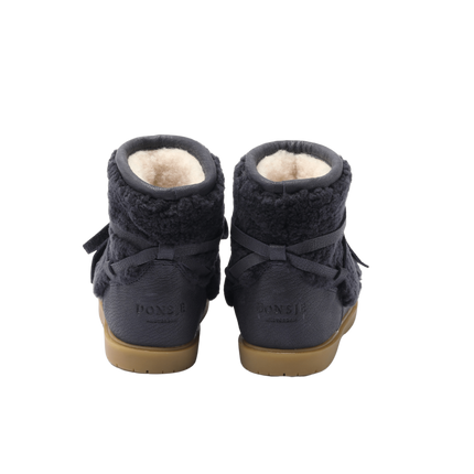Cassia Boots | Kinderlaarzen | Navy Curly Sheep Wool
