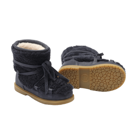Cassia Boots | Kinderlaarzen | Navy Curly Sheep Wool