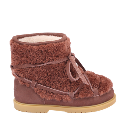 Cassia Boots | Kinderlaarzen | Brown Curly Sheep Wool