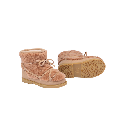 Cassia Boots | Kinderlaarzen | Beige Curly Sheep Wool