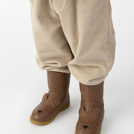 Wadudu Classic Boots | Kinderlaarzen | Bear | Cognac Leather
